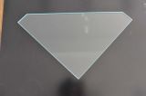 Tempered Glass / Toughened Glass with 1/4 Triangle for Shelf