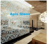 Tempered Glass with Silkscreen Printing for Decoration