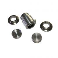 Polished stainless steel fittings and flanges