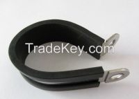 rubber coated and hinged hose clamp