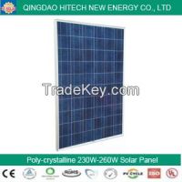 Poly-crystalline 230W-260W Solar Panel
