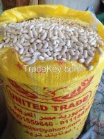 We sell white beans and golden sesame