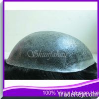 Super thin skin stock toupee for men V-loops