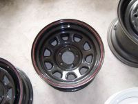 black daytona wheels, "D" window wheels