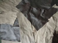 Leather scraps and offcuts