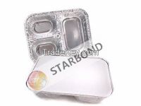Takeaway Three compartment aluminium foil container- New Year Discount