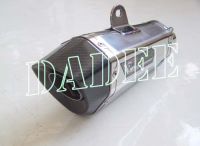 Racing Motorbike/Superbike Oblique Hexagonal Stainless Steel Muffler