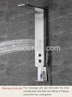 Brushed stainless steel shower panel  CF-G163