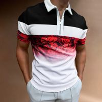 High Quality Polo T shirt 95% cotton 5% spandex round bottom slim fit Custom Logo Screen Printing Mens Polo T shirt