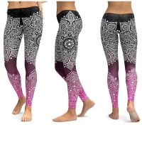 Colorful Yoga Pants Custom Print High Waist Soft Leggings for Running Cycling Yoga Women Lady Girls Custom Leggings