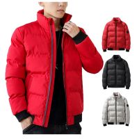 custom logo winter new style high quality waterproof thick warm white men puffer jackets with hooded