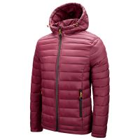 Custom fur jackets for men winter outdoor down jacket windproof winter puffer jacket men