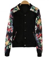 Women Zip Up Bomber Jacket Plus Size Full Sleeve Polyester Made Ladies Jacket For Sale Customized Design Size And Fabric