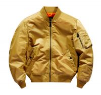 Custom Logo High Quality Windproof Winter Jacket Men's Full-zip Bomber baseball collar men Varsity Jacket