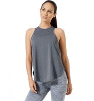 Wholesale Custom Fitness Gym Sporty Sportswear Woman Cotton O-neck Yoga Tank Top Crop For Women