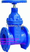 din 3352 gate valves dn40-300 blue color