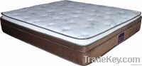 Deluxe Comfortable Natural Latex Double Pocket Coil Spring Mattress