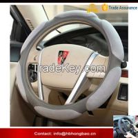 Car accessories interior decorations 2014 hot sell new design PU steering wheel cover