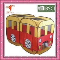 Pop up kids play bus tent