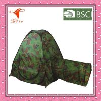 Camouflage polyester kids camping tunnel tent
