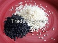 Hulled Black and white sesame seeds