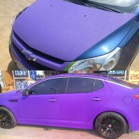 purple Car Diamond Glitter Shiny Wrap Film