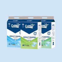 Stylish Disposable Adult Diaper One-Piece Printed Menstrual Nappies Breathable Cotton PE Film Size XL for Women