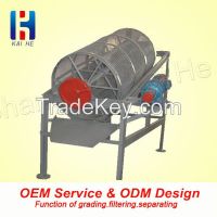 Large capacity and high efficiency trommel screen