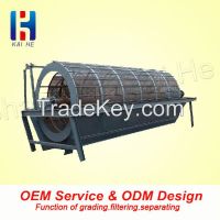 Fast delivery and high output drum sieve