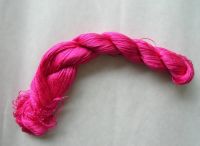 Hand-dyed pure natural mulberry silk embroidery floss / thread