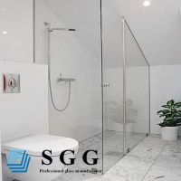 Best Supply clear toughened shower enclosure glass
