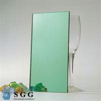Top quality 4mm light green reflective glass