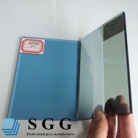 Top quality 5mm light blue reflective glass