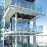 good quality competitive price exterior glass railings