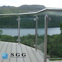 good quality competitive price outdoor glass railing