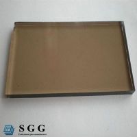 Top quality 12mm bronze tempered glass
