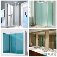 Hot sell tempered glass shower