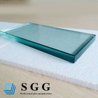 Top quality 12mm clear toughened glass