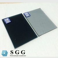 Top quality 4mm grey tempered glass
