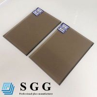 Top quality 4mm bronze tempered glass