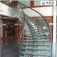 Top quality  laminated glass for glass stair
