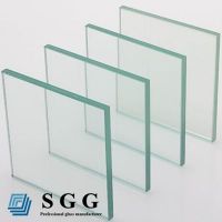 Top quality 6.38mm clear laminated glass