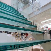 Top quality laminated glass for stair
