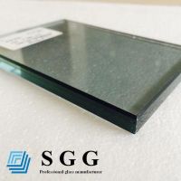 Top quality grey tinted laminated glass panel