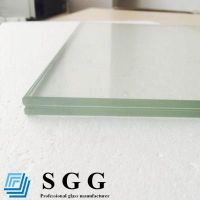 Top quality 10.76mm laminated glass panel