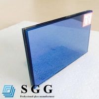 Top quality blue glass laminated sheets
