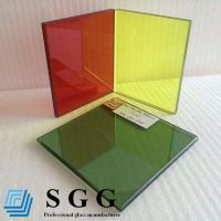 Top quality colored pvb laminated glass