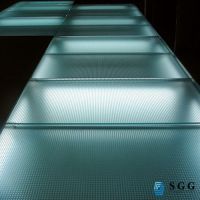 High quality laminated glass floor