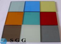 High quality colored laminated glass