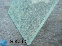 High quality cracked ice laminated glass